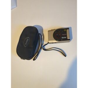 Vintage Vivitar Focus Free 35mm Film Camera Panoramic PN2011 with case  UNTESTED